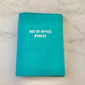 New West Elm Leather Passport Cover